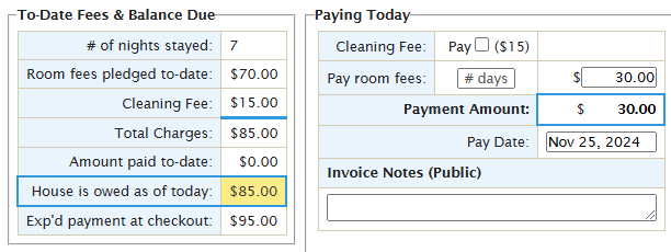 Track payments, deposits, donations, or fees.